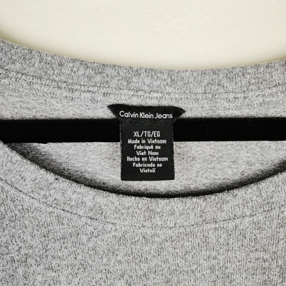 Calvin Klein 3/4 Sleeve Front Pocket Sweater Top - Picture 2 of 5